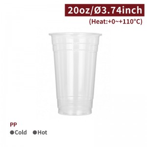 [PP 20oz Cup-Clear] (95mm)-1,000pcs