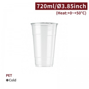 [PET 24oz Cup-Clear]  (98mm)-600pcs