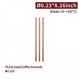 【621 Eco-friendly Paper Straw - Black】single packaging non-toxic safe to use 6mm diameter - 5000 pcs per box / 100 pcs per package