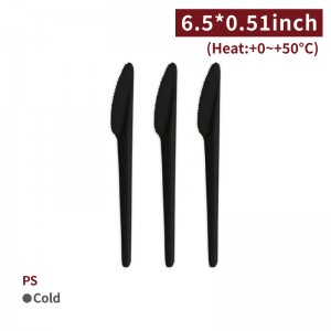 【PS - Triangle-shaped Knife - Black】165*13mm knife - 3000 pcs per box /100 pcs per package