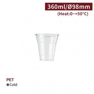 [PET 12oz Cup-Clear] (98mm)-1,000pcs