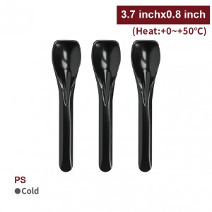 [PS Disposable Spoon-Black(3.7 inch)]-5,000cs