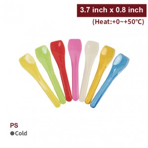 [PS Disposable Spoon-Muti-colored(3.7 inch)]-5,000cs