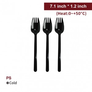[PS Disposable Spoon-Black(7.1 inch)]-1,400cs