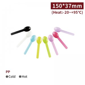 【PP - American Yoghurt Spoon】heat-proof - 2000 pcs per box / 8 color options