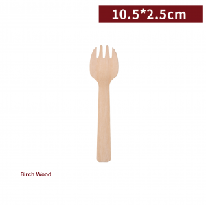 【Wooden Fork Spoon 2 in 1】Wooden Utensil Disposable - 5000 pcs per box