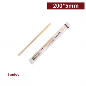 【Disposable Chopsticks - Bamboo】5mm diameter chopsticks - 80 pairs per package